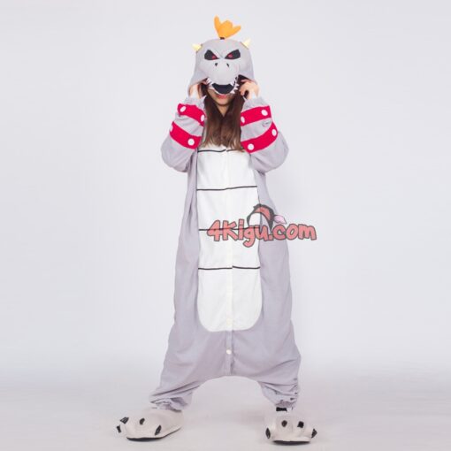 4Kigurumi Custom Cosplay Halloween Boss Onesies Dragon King Koopa