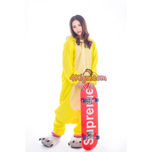 4Kigurumi Custom Happy Rabbit Cosplay Tree Friends Animal Onesies Cuddles Bunny