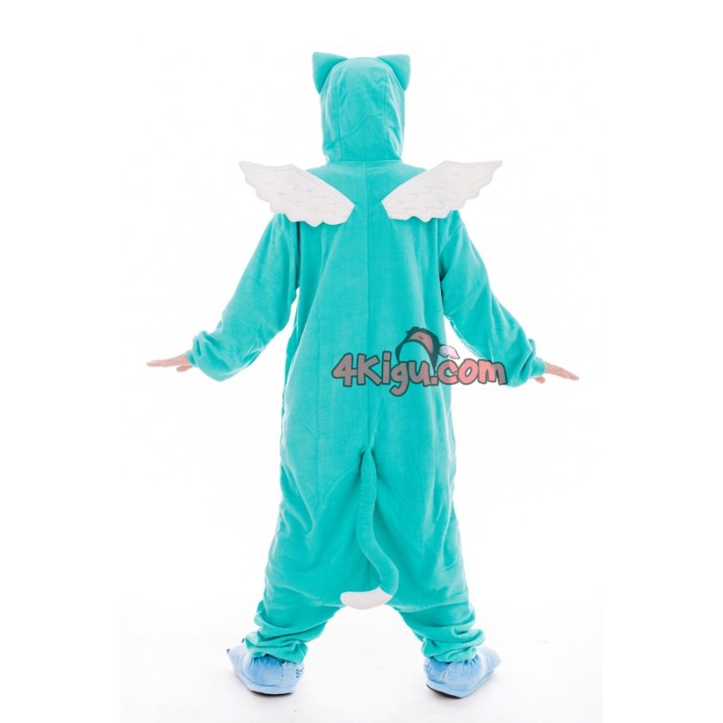 Happy Cat Kigurumi Fairy Anime Tail Cosplay Pajamas - 4kigu