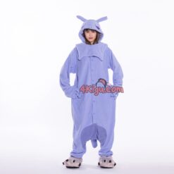 Custom Kigurumi Legendary Metwo Halloween Cat Psychic Onesie