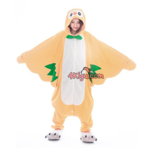 Rowlet Kigurumi Ash Onesie Halloween Costumes