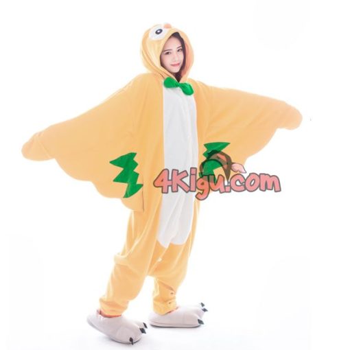 Rowlet Kigurumi Ash Onesie Halloween Costumes - Image 2