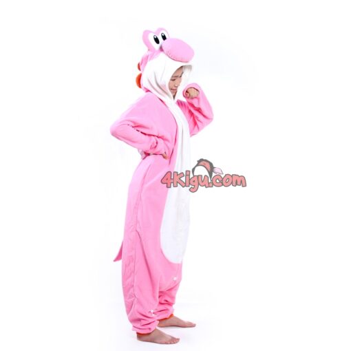 Kigurumi Custom Game Mount Onesies Pink Super MaYo Dragon