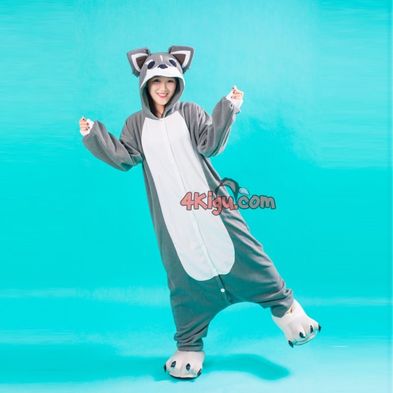 Kigurumi Custom jumpsuit Onesie Kawaii Dog Siberian Husky