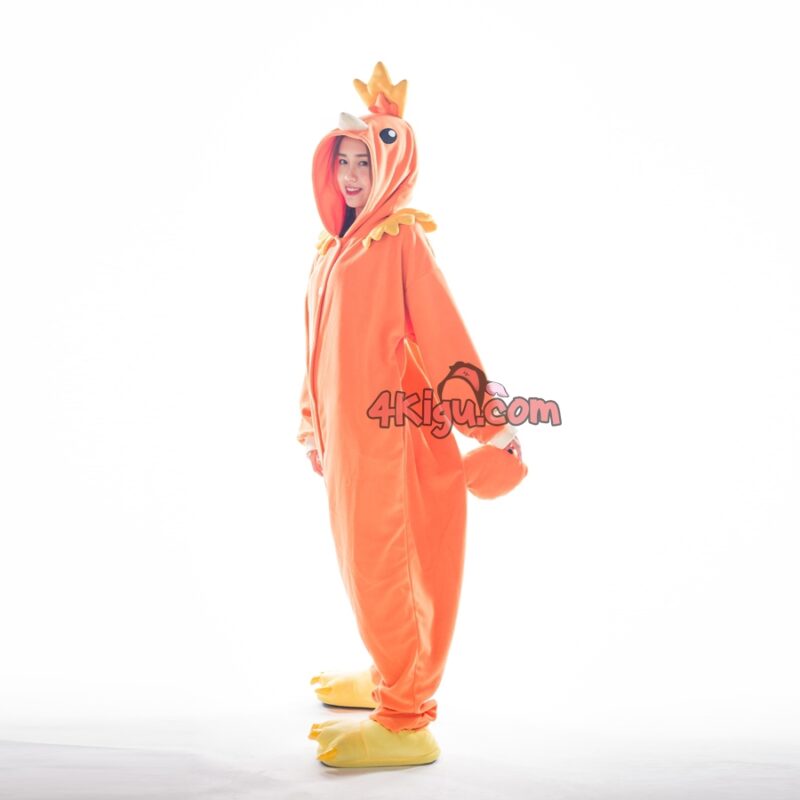 Kigurumi Custom PokeFun Jumpsuit Onesies Chick Torch Fire ic