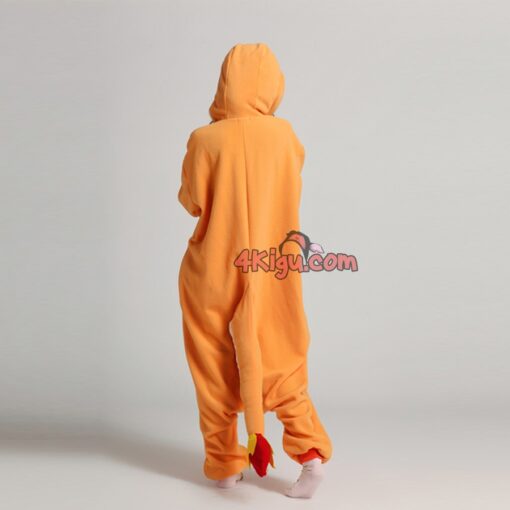 Kigurumi Jumpsuit PokeFun Onesie Anime Ash Cosplay Charmand Fire er