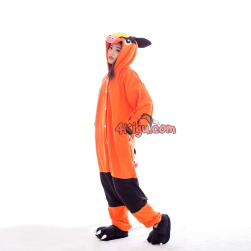 4Kigurumi Jumpsuit PokeFun Onesie Anime Fire Cosplay Tepig