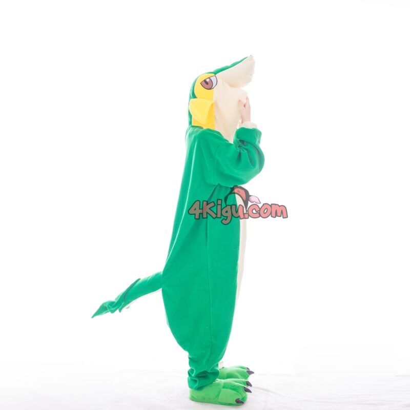 Custom Kigurumi Cosplay PokeFun Halloween Onesie Grass Snivy