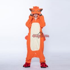 Kigurumi Custom PokeFun Onesie Suzie Cosplay Six Fox Vulp Fire ix