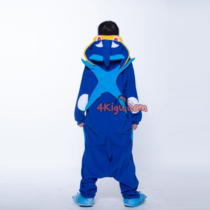 Kigurumi Custom PokeFun Onesie Ninja Frog Cosplay Grenin Water ja