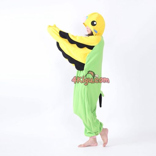 Green Parrot Kigurumi Animal Onesie - Image 3