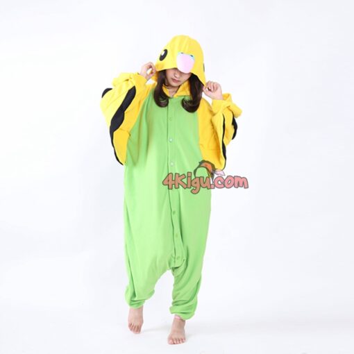 Green Parrot Kigurumi Animal Onesie - Image 2