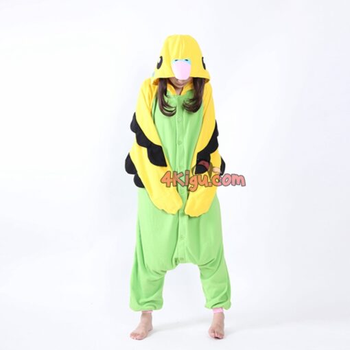 Green Parrot Kigurumi Animal Onesie