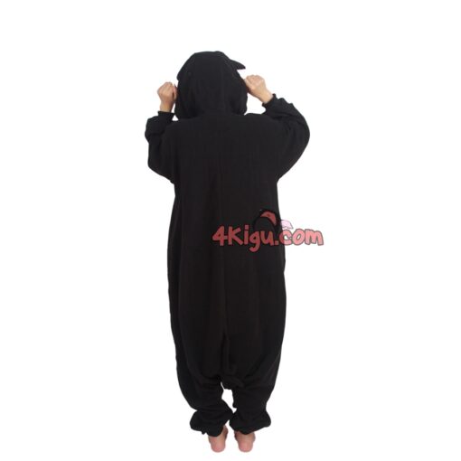 Black Pig Kigurumi Animal Pajamas - Image 3