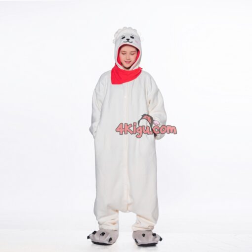 Cute Alpaca RJ Kim Seok Jin Kigurumi BTSboy Character Onesie Pajamas - Image 3