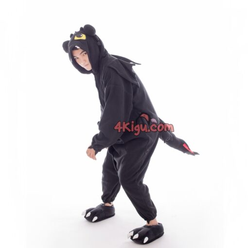 Toothless The Dragon Kigurumi Fashion Onesie - Image 3