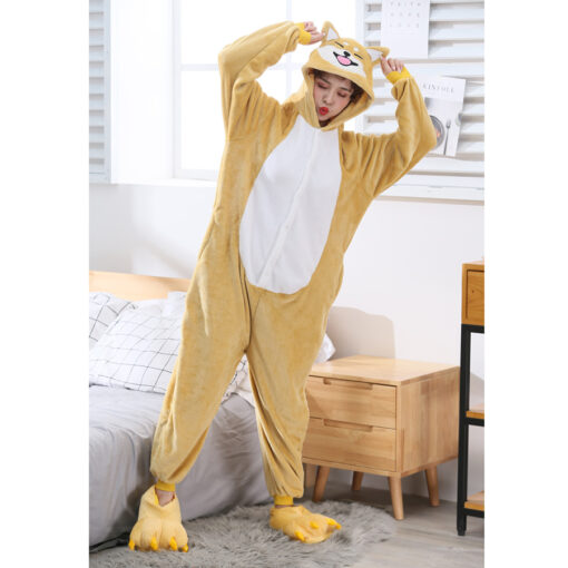 Flannel Shiba Inu Dog Kigurumi Outfits Animal Onesie - Image 5