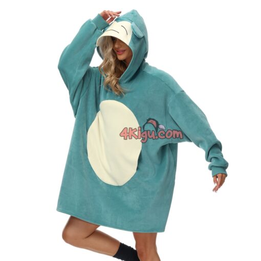 Snorlax Wearable Blankets Adult Kigurumi Hoodie