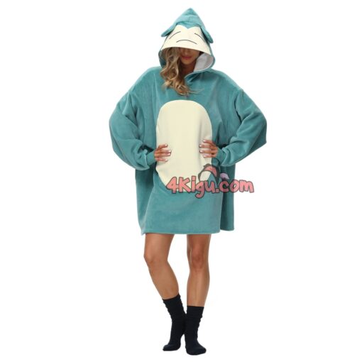 Snorlax Wearable Blankets Adult Kigurumi Hoodie - Image 5