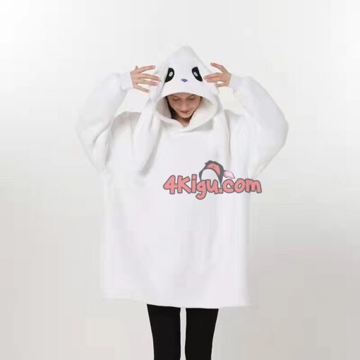 Light Fury Hoodie Wearable Blankets Toothless Kigurumi - Image 4