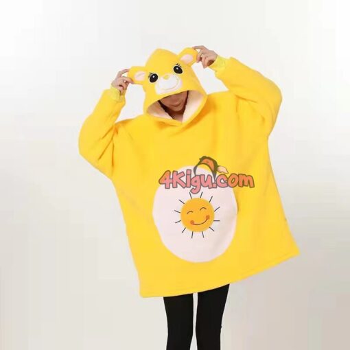 Funshine Bear Hoodie Wearable Blankets Adult Kigurumi - Image 4