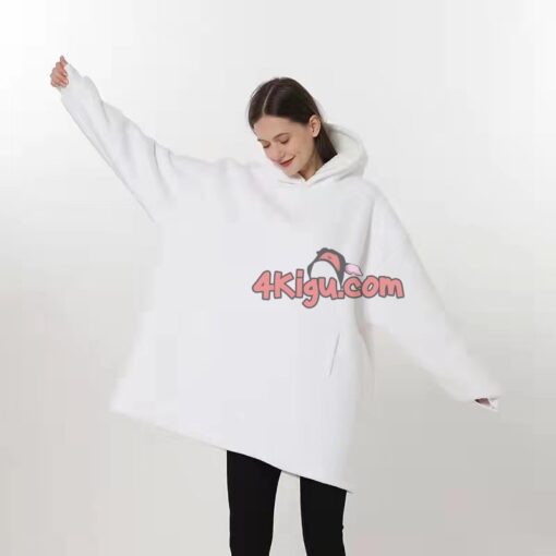 Polar Bear Hoodie Wearable Blankets Adult Kigurumi - Image 4