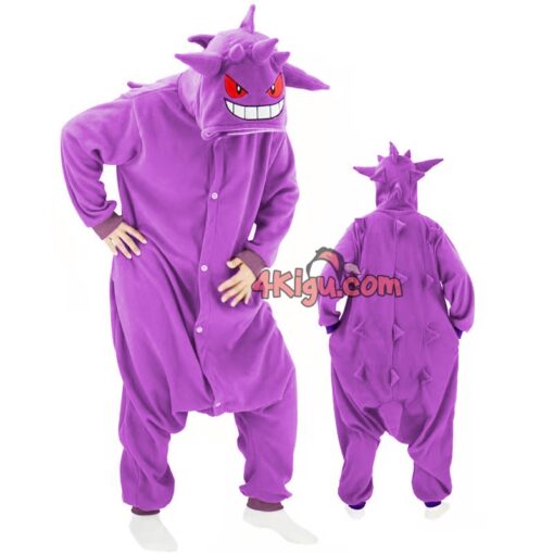 Gengar Kigurumi Onesie Character Costume