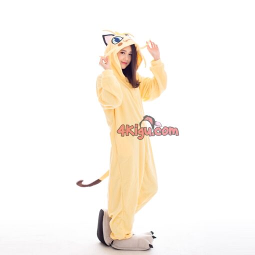 Meowth Kigurumi Sweet Ideas Custom Onesie - Image 3