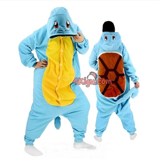 Squirt Turtle Pocket Monsters Kigurumi Onesie