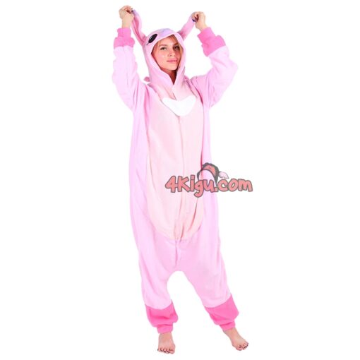 Stitch Angel Kigurumi Onesie Costume For Adults