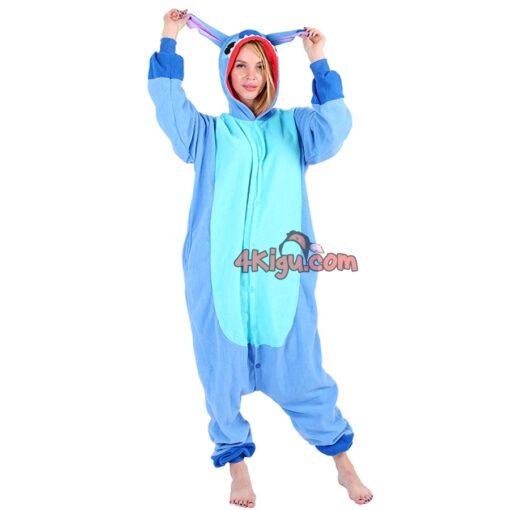 Stitch Kigurumi Onesie Costume For Adults - Image 2