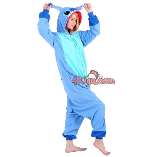 Stitch Kigurumi Onesie Costume For Adults