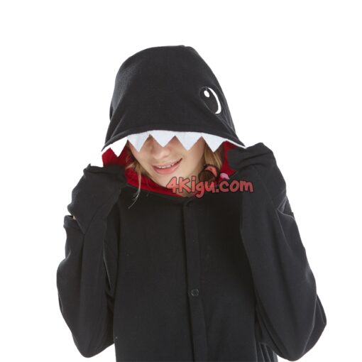 Black Shark Kigurumi Funny Style Animal Onesies - Image 5