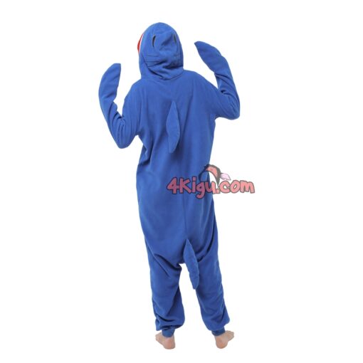 Blue Shark Kigurumi Funny Style Animal Onesies - Image 2