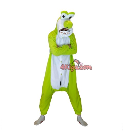 Green Yoshi Kigurumi Halloween Style Pajamas - Image 3