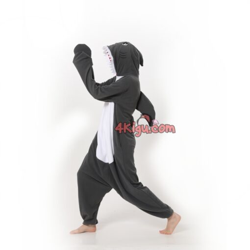 Grey Shark Kigurumi Funny Style Animal Onesies