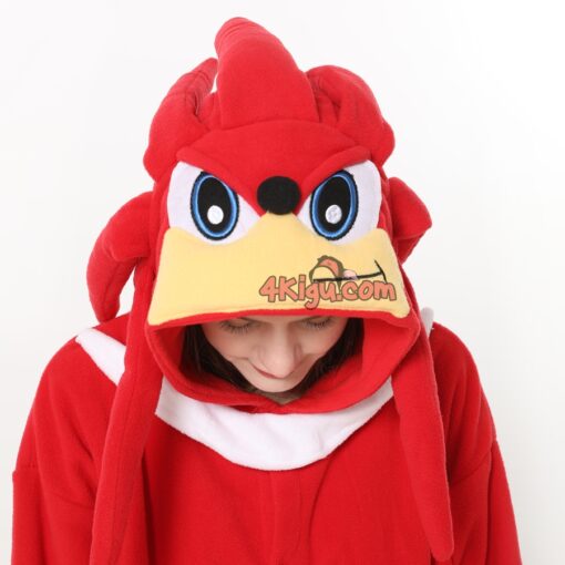 Knuckles Red Hedgehog Kigurumi Onesies - Image 5