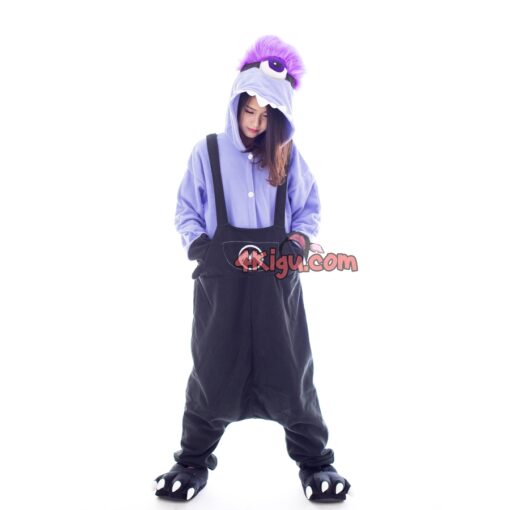 Purple Evil Minions M1 Kigurumi Onesies