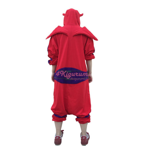 Red Baymax Combat Mode Kigurumi Pajamas - Image 4