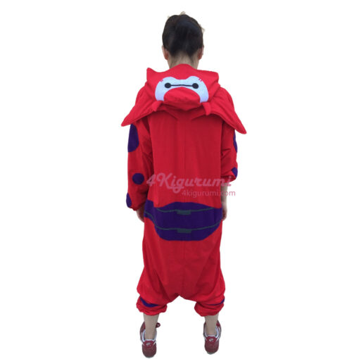 Red Baymax Combat Mode Kigurumi Pajamas - Image 3