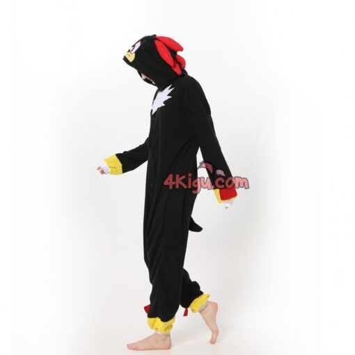 Shadow Black Hedgehog Kigurumi Onesies - Image 3