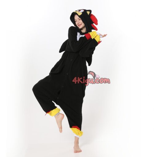 Shadow Black Hedgehog Kigurumi Onesies