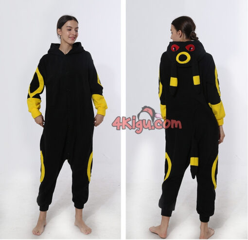 Umbreon Pocket Monsters Kigurumi Pajamas