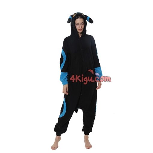 Shiny Umbreon Pocket Monsters Kigurumi Pajamas - Image 3