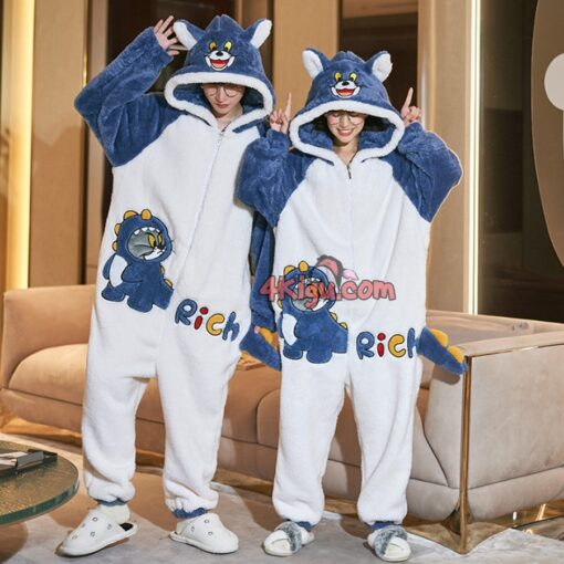 Tom Cat Lovers Kigurumi Couple Pajamas - Image 4