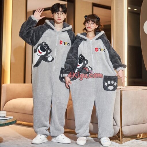 Bear Lovers Kigurumi Couple Pajamas - Image 3