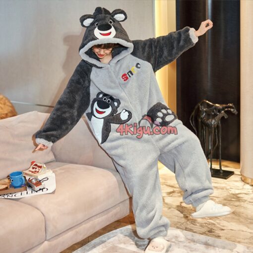 Bear Lovers Kigurumi Couple Pajamas - Image 4