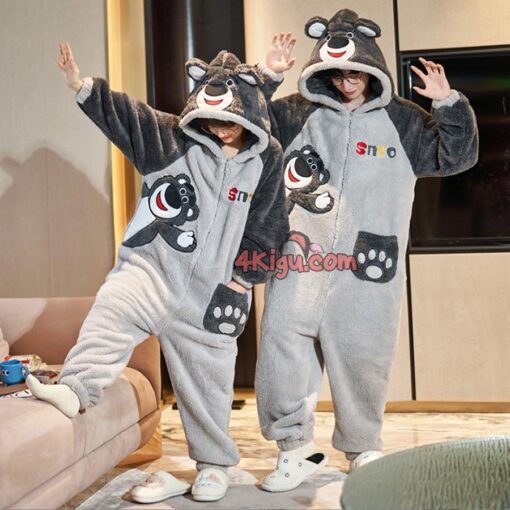 Bear Lovers Kigurumi Couple Pajamas - Image 2