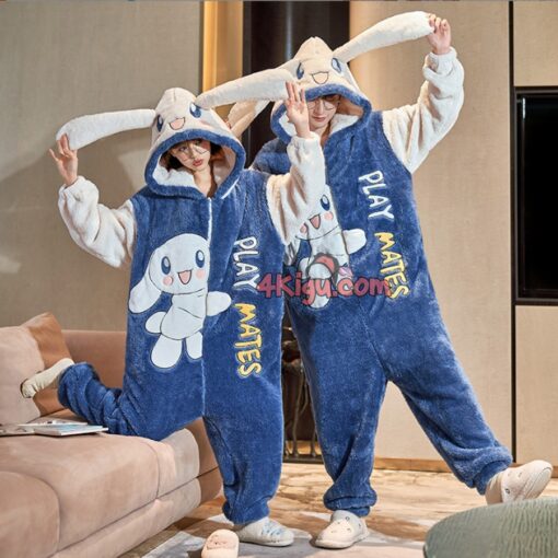 Bunny Lovers Kigurumi Couple Pajamas - Image 3