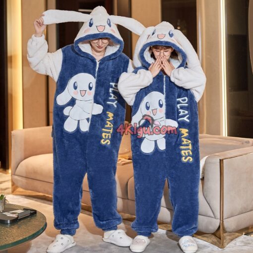 Bunny Lovers Kigurumi Couple Pajamas